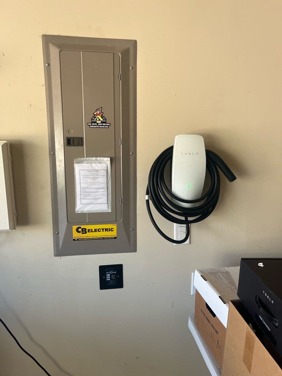 Gallery photos for Efficient Tesla Charger Installation in Lewisville: Image #1