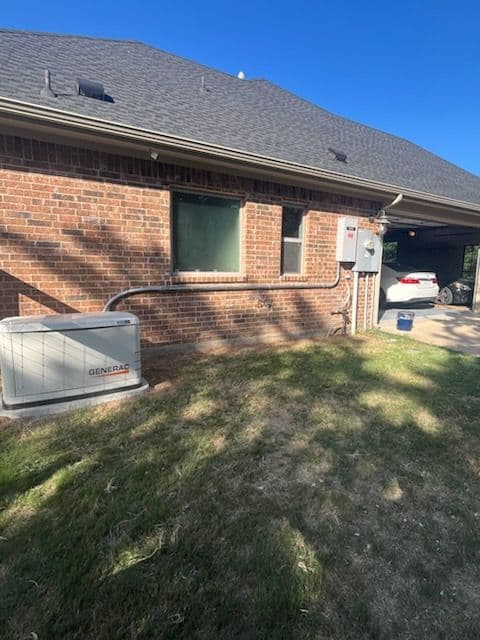 Project Generac Generator Installation Fort Worth TX image